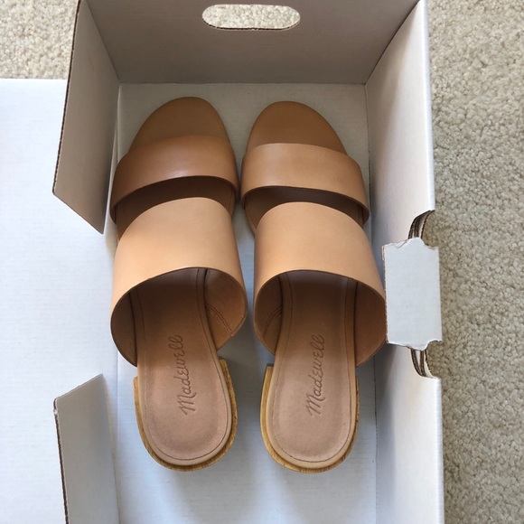 madewell kiera block heel slide
